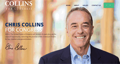 Desktop Screenshot of collinsforcongress.com